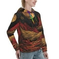 thumbnail image 6 of Kdxio Lunar Mountains Golden Rivers Print Womens Oversized Hoodies Sweatshirts Hooded Pullover Tops Sweaters Casual-XX-Large, 6 of 7