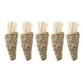 thumbnail image 2 of Accesorios de juguetes para mascotas, 5 piezas de zanahoria tejida de conejo, suministros para mascotas, juguete de zanahoria tejida de conejo, diseño de próxima generación, 2 of 8