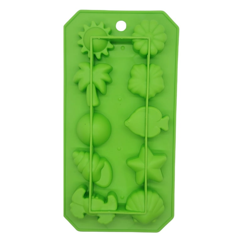 Chef Craft Flexible Thermoplastic 10-Cube Ice Cube Tray - Fun Flower S –  Handy Housewares