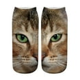 thumbnail image 2 of Cagogo under $5 5Pcs Cat Print Socks, Cat Face Print Socks, 3D Animal Pattern Mid-calf Socks, Unisex Cute Animal Socks, Soft Breathable Everyday Socks, Funny Cat Design Socks, 2 of 6