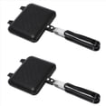 thumbnail image 2 of 2X Grilled Sandwich  Maker,Bread Toast Breakfast Machine,Hot Sandwich Pan,Nonstick Aluminum Flip Pan,Kitchen Tool, 2 of 8