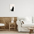 thumbnail image 2 of Stupell Industries Halloween Black Cat Silhouette Graphic Art Unframed Art Print Wall Art, Design by Jo Taylor, 2 of 6