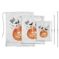 thumbnail image 3 of Darling Souvenir White Pumpkin Halloween Party Supplies Favor Bags Gift Pouches 15 Pieces, 3 of 5