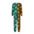 thumbnail image 6 of Spooky Family Pajamas Set Jack O Lantern Print, Elastic Waist Halloween Family Pajamas Long Sleeve Crew Neck, Funny Matching Halloween Pajamas for Ki’ds Adults, 6 of 7