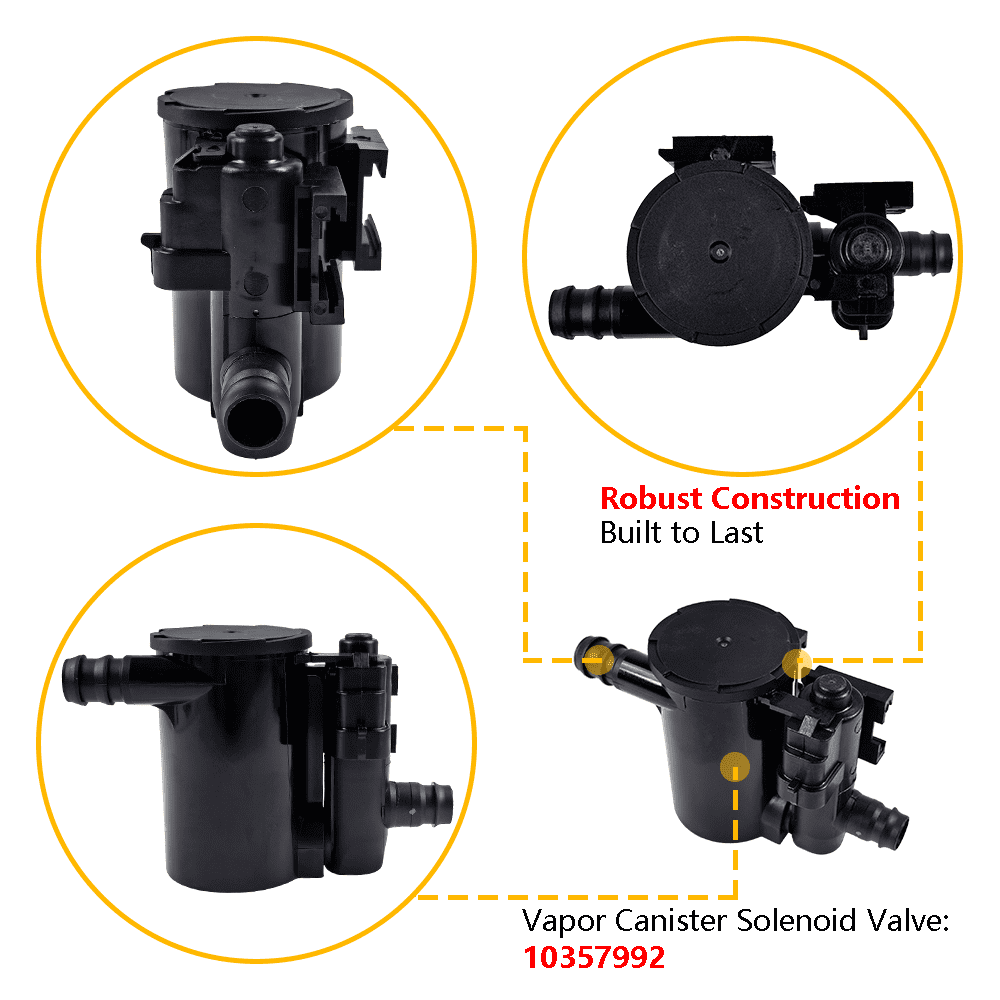 Evap Canister Vent Solenoid Valve Vapor Canister Purge Valve P0449 | Fit for Chevrolet Silverado GMC Sierra 1500 2500 3500 HD Classic | OE 19207763 911-237 10357992 CVS34 214-2082