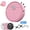 Pink-rechargeable, variant on Mini Robot Vacuum Cleaner, 3 in 1 Rechargeable Sweeping and Mopping Machine, One Button Low Noise Automatic Floor Cleaner for Pet Hair, Dust, Debris, Office Desk