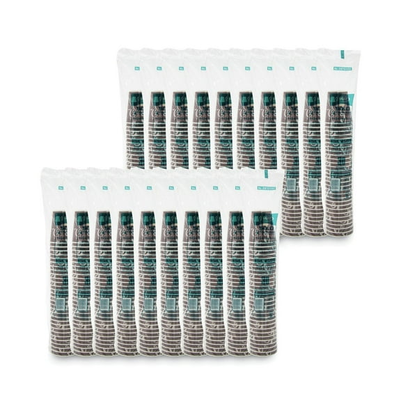 Dart DWTG12ST Thermoguard 12 oz. Insulated Paper Hot Cups - Steam Print (600/Carton)