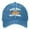 Blue, variant on Womens Vintage Distressed Washed Baseball Cap Hot Dog Print Graphic Detail Funny Casual Daily Outdoor Playful Sunshade Baseball Cap