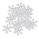 thumbnail image 5 of Ouitble Decoración de Copos de Nieve, 1 Paquete de 6 cm Decoración de Copos de Nieve Tela no Tejida Decoración navideña Lentejuelas de Nieve Plata, 5 of 5