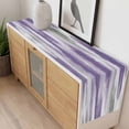 thumbnail image 4 of Purple Gray Table Runner - 70 Inch Long, Kitchen Dining Table Runner Dresser Scarves, Vintage Country Abstract Gradient Aesthetic Farmhouse Decor for Coffee Tables Wedding Party Banquet, 4 of 8