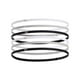 thumbnail image 1 of Diademas Under Armour Mini Elastics para mujer, paquete de 6, negro/gris, 1 of 1