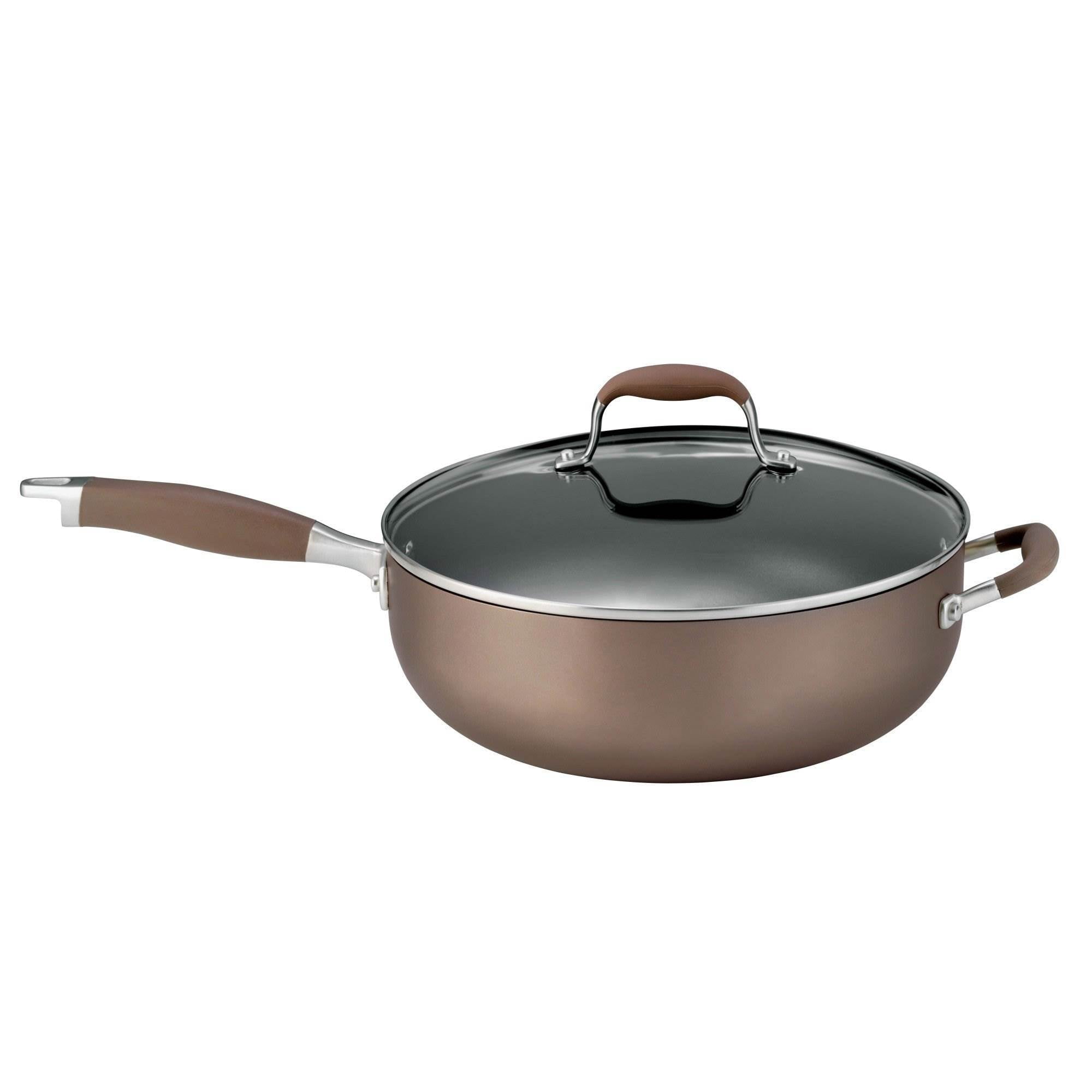 Anolon Advanced 5 Quart Covered Hard Anodized Nonstick Covered Chef Pan