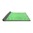 thumbnail image 2 of Ahgly Company Indoor Round Southwestern Emerald Green Country Area Rugs, 7' Round, 2 of 4