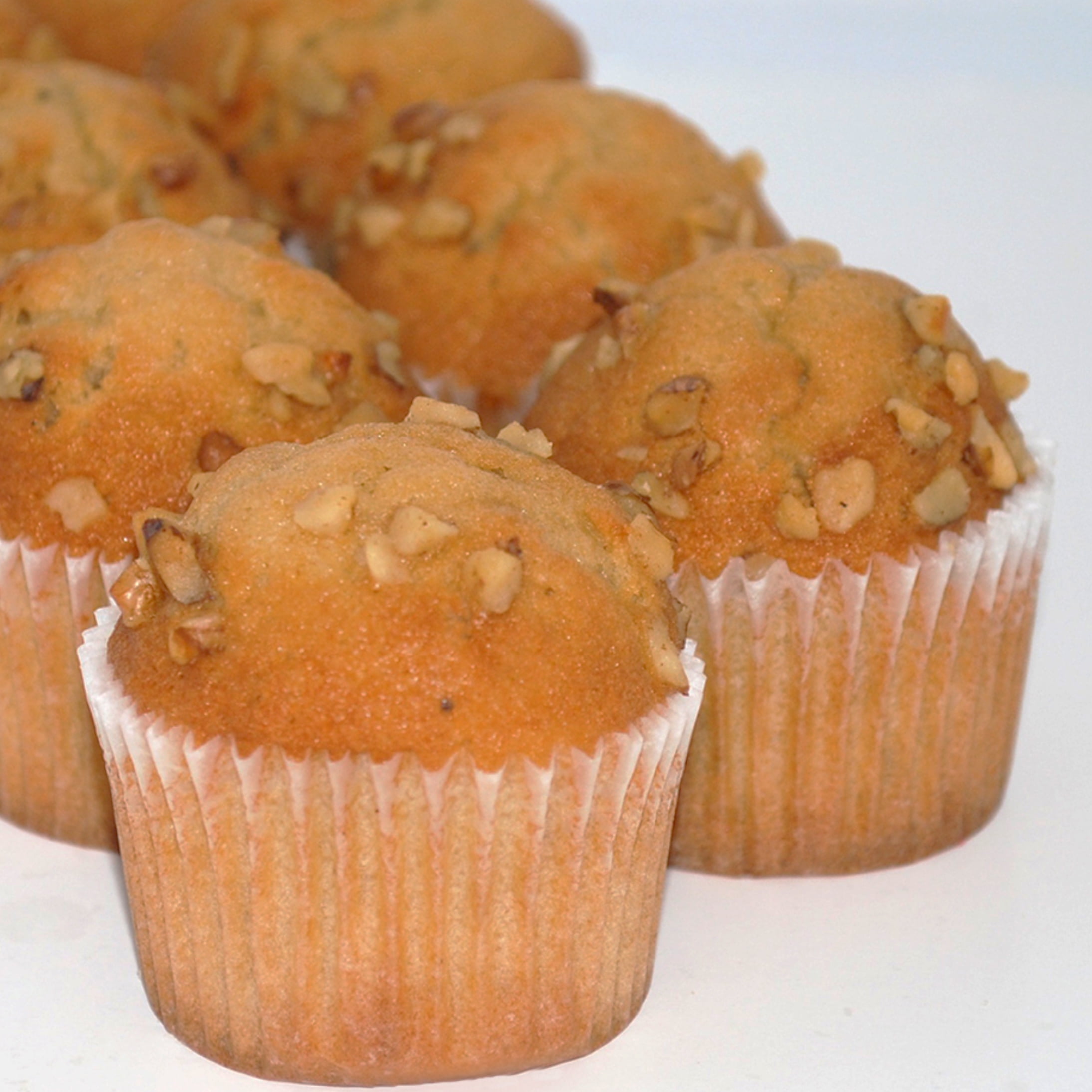 Unbranded Banana Nut Mini Muffins, 12 oz, 12 Count (Bakery Fresh, Breakfast Pastry)