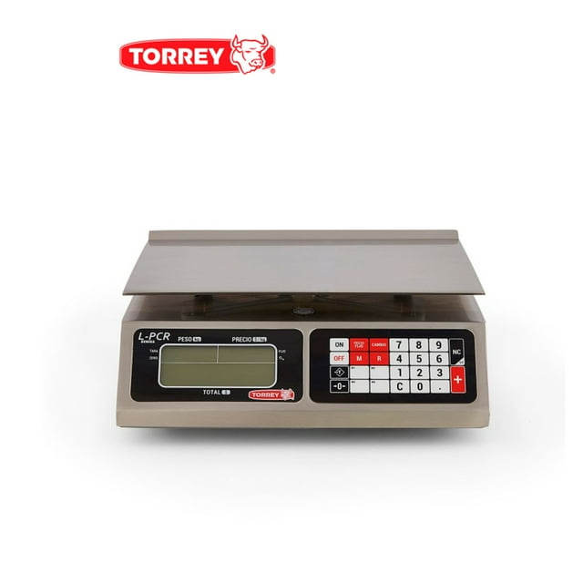 Bascula Digital Torrey LPCR40N capacidad 40kg y precision de 5 gramos Torrey LPCR40N
