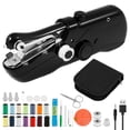 thumbnail image 1 of ABS Plastic Handheld Sewing Machine for Quick Repair Ergonomic Versatile Mini Sewing Machine for Quilting Enthusiast Beginner-black-, 1 of 11