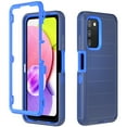 thumbnail image 4 of Xhy Samsung Galaxy A03S Case with Privacy Screen Protector Military Grade Full Body Multilayer Drop Shock Protection 3 in 1 Rugged Durable Detachable for Samsung A03S Phone - Dark Blue, 4 of 9