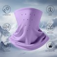 thumbnail image 4 of BASSDASH Unisex 2 Pack Fleece Neck Warmer Gaiter with Breathing Holes Wind Resistant Face Mask for Winter Hunting Fishing, 4 of 6