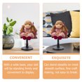 thumbnail image 3 of USHOBE 3Pcs Doll Case Display Stainless Steel Holder for Dolls Chic Design, 3 of 8