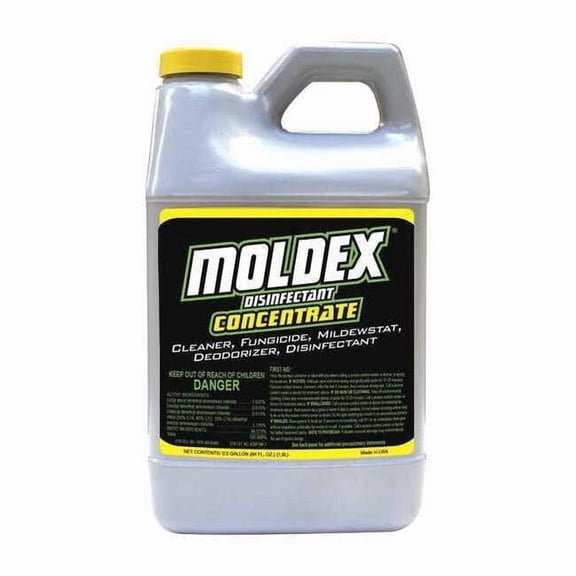 Moldex Mold Mildew Remover, 64 oz, Jug, Liquid, Concentrate 5510