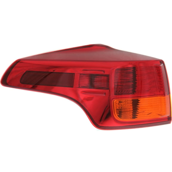 Tail Light Compatible With 2013-2015 Toyota RAV4 Left Driver Side, Outer With bulb(s)