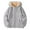 Grey, variant on UACY Boys Girls Sherpa Fleece Lined Jacket Kids Winter Warm Athletic Hoodies Thick Zip Up Hooded Sweatshirt Long Sleeve (RD2, 5-6 Years)