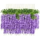 thumbnail image 1 of 24 Uds flores artificiales vid de glicina falsa flor de seda para decoraciones de boda decoración de fiesta de hogar y jardín, 1 of 6