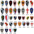 thumbnail image 1 of Medieval Rome Castle Knights Figures Accessories Shield Spartacus Soldier Crusader Dragon Cavalry Weapon MOC Building Blocks ToyA24 He Qiyong unisex, 1 of 1