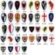 thumbnail image 1 of Medieval Rome Castle Knights Figures Accessories Shield Spartacus Soldier Crusader Dragon Cavalry Weapon MOC Building Blocks ToyA15 He Qiyong unisex, 1 of 1