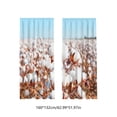 thumbnail image 3 of Tarmeek 2 Pack 160x132cm Sunshade Curtains for Windows, Light Filtering Printed Window Treatment for Living Room Bedroom, Modern Sun Blocking Drapes with Rod Pocket, Easy Install, 3 of 7