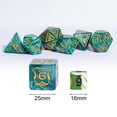 thumbnail image 5 of Cusdie 7-Die 25mm Giant DND Dice, Shield&Sword Pattern Polyhedral Dice Set for Role Playing Game Dungeons and Dragons D&D Dice Pathfinder, 5 of 5