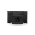 thumbnail image 1 of Toronto Raptors Laser Engraved Black Trifold Wallet, 1 of 1