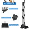 thumbnail image 4 of 38” Long Handle Dog Pooper Scooper, Suchown 3-Piece Metal Waste Scooper Set with Rake, Tray and Spade, No Bend Cleanup for Yard, Grass, Lawn, 4 of 9