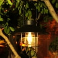 thumbnail image 3 of Vintage Solar Lantern Lamp Hanging Waterproof IP65 Lights with Bulb Garden Landscape Decoration for Patio Backyard Lawn Villa or Table, 3 of 9