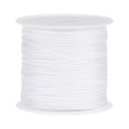 thumbnail image 1 of Unique Bargains Nylon Cord DIY Making Satin String Craft Wire with Plastic Spool 147ft, White, 1 of 1