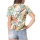 thumbnail image 3 of CAMISAS DE MUJER INSPIRADORAS CHIC Hawaianas de Manga Corta Tropical Floral con Botones XL Blanca Amarilla, 3 of 6