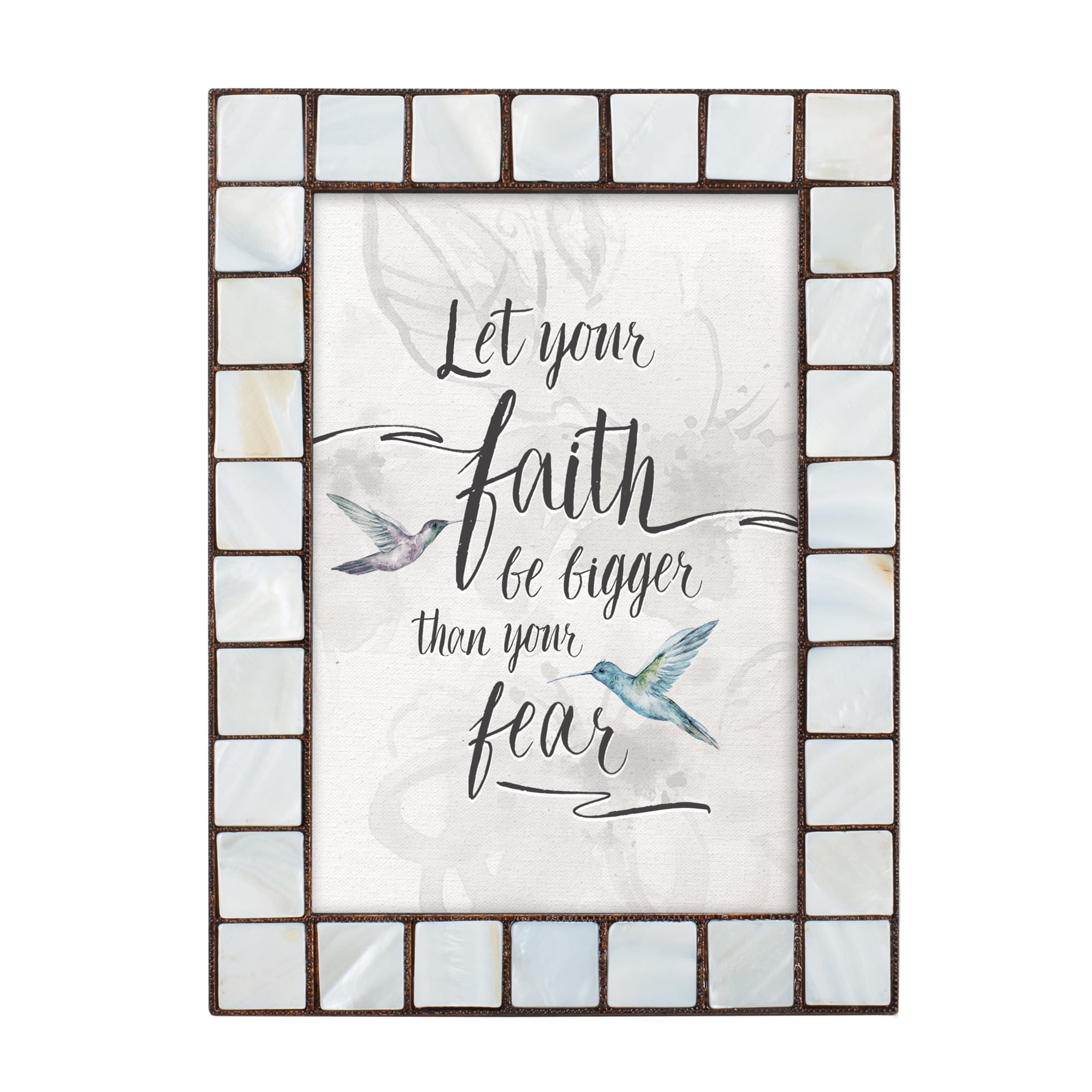 Cottage Garden Be Still I Am Mother of Pearl Amber 4 x 6 Table Top and Wall Photo Frame Cottage Garden Be Still I Am Mother of Pearl Amber 4 x 6 Table Top and Wall Photo Frame