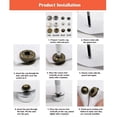 thumbnail image 4 of 12.5 mm Snap Buttons Fastener Kit No Need Sew Removable Metal Snap Buttons Decorative Buttons for Clothes,Leather Crafts, 4 of 4