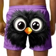 thumbnail image 5 of COSFO Funny Animal Print Mens Trunks Beach Casual Summer Board Shorts Relaxed Fit Breathable Drawstring Quick Dry Elastic Waist Swimwear, 5 of 6
