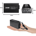 thumbnail image 2 of Inversor De Corriente Automático, 12v A 110v 300w, 2 Ac Y 2, Negro, 2 of 5