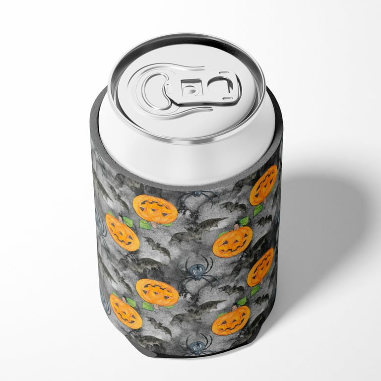 Halloween Sleeves Koozies for Cans Drink Cooler Black Bat Party Beer Cover
