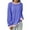 Dark Blue, variant on Womens Plus Size Trendy Sweatshirts Oversized Striped Crew Neck Sweatshirt Casual Pullover Y2K Shirt 2XL