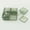 Dark Green 4 Grids, variant on Tongina Appetizer Tray Divided Serving Container with Lid Food Storage Container Box Nordic Candy Serving Platter for Kitchen Cookies Dark Green 4 Grids