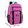 thumbnail image 6 of Trailmaker 24 Pack Multicolor Mesh Side Pocket 17 Inch Backpacks, Padded Shoulder Straps for Travel, Commute, 6 of 8