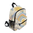 thumbnail image 2 of FORMRS School Backpack with Front Zippered Pocket 12" Student Travel Daypack, Purple Rainbow Clouds, 2 of 6