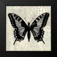 thumbnail image 2 of Vision Studio 20x20 Black Modern Framed Museum Art Print Titled - Classical Butterfly I, 2 of 5