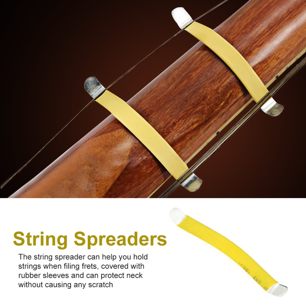 WALFRONT Metal Guitar Understring Radius Gauge String Spreaders