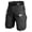 Black_006, variant on Domuza Cargo SweatShorts for Men Summer Hiking Fishing Outdoor Pants Patriotic Printed Shorts with Multi Pockets Brown XL