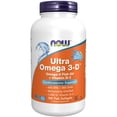 thumbnail image 1 of Aceite de pescado Ultra Omega 3-D™ de Supplement NOW con vitamina D-3 180 cápsulas blandas, 1 of 7