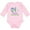 AD-Pink, variant on Inktastic Future Gardener Boys or Girls Long Sleeve Baby Bodysuit